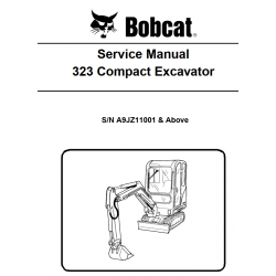 Bobcat 323 - instrukcje napraw - schematy - DTR - service manuals - Bobcat 323